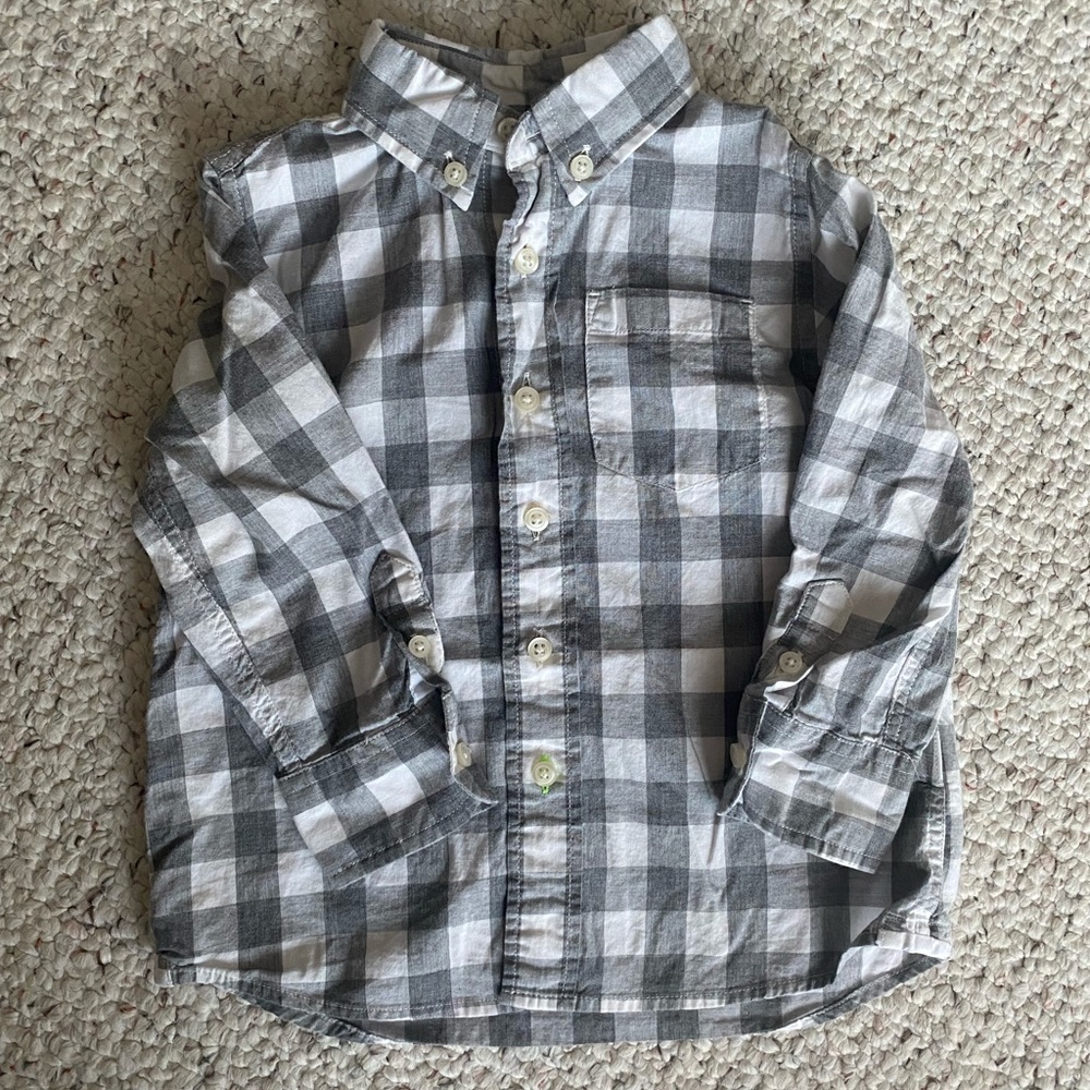 Crewcuts LS Checked Woven Shirt